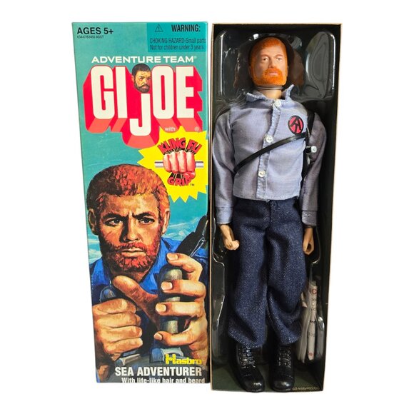 2006 GI Joe Adventure Team Action Figure Sea Adventurer Kung-Fu Grip 12" NRFB! - Picture 1 of 11